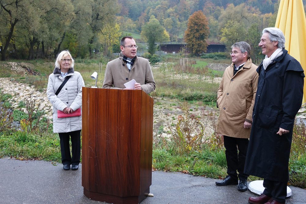 Stadt Land Kocher Gelungene Renaturierung Des Flusslaufs Stadt len