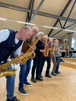 Saxophonensemble für Erwachsene an der Musikschule der Stadt Aalen